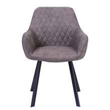 Afbeelding in Gallery-weergave laden, Set van 2 gestoffeerde stoelen met microvezel bekleding Taupe