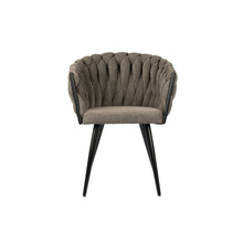 Afbeelding in Gallery-weergave laden, Wave stoel taupe (Set van 2)