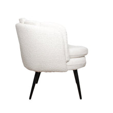 Afbeelding in Gallery-weergave laden, High five fauteuil wit parelmoer (bouclé)
