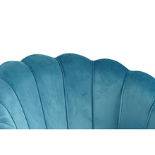 Afbeelding in Gallery-weergave laden, Fluwelen schelpenbank blauw