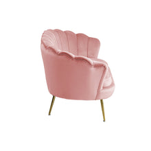 Afbeelding in Gallery-weergave laden, Fluwelen schelpenbank roze