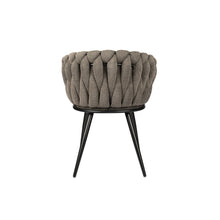 Afbeelding in Gallery-weergave laden, Wave stoel taupe (Set van 2)