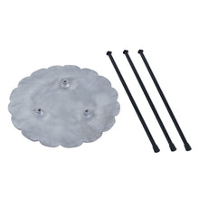 Afbeelding in Gallery-weergave laden, Bijzettafel metalen decotafel Hilton ø 35 x H 46 cm rond aluminium met structuur