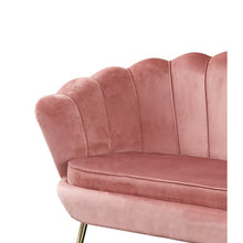 Afbeelding in Gallery-weergave laden, Fluwelen schelpenbank roze