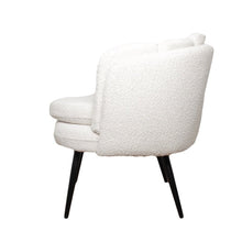 Afbeelding in Gallery-weergave laden, High five fauteuil wit parelmoer (bouclé)