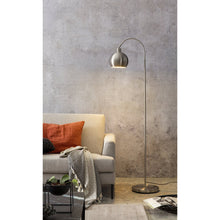 Afbeelding in Gallery-weergave laden, Vloerlamp van metaal met RVS look