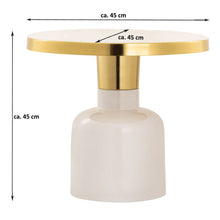 Afbeelding in Gallery-weergave laden, Bijzettafel Glamour rond ø 45 H 45 cm