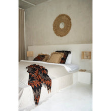 Afbeelding in Gallery-weergave laden, Luxe Handgeweven Katoenen Plaid - Zwart Oranje