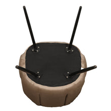 Afbeelding in Gallery-weergave laden, High Five eetkamerstoel Zandwit Velvet, set van 2