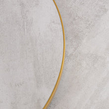 Afbeelding in Gallery-weergave laden, Salontafelset 'Saar' rond 80 en 60cm, kleur goud / beton