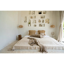 Afbeelding in Gallery-weergave laden, Luxe Handgeweven Katoenen Plaid - Betonfluweel