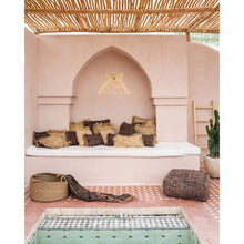 Afbeelding in Gallery-weergave laden, Luxe Handgeweven Katoenen Plaid - Zwart Koper