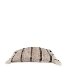 Afbeelding in Gallery-weergave laden, Kussenhoes 'Oh My Gee' - Concrete Velvet gestreept - 30x50 cm