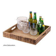 Afbeelding in Gallery-weergave laden, Houten dienblad 40x40cm vierkant van mangohout