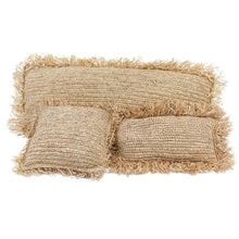 Afbeelding in Gallery-weergave laden, Kussenhoes Raffia Rechthoekig - Naturel - 35x100 cm