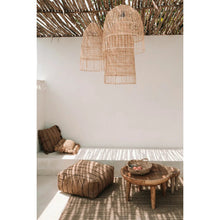 Afbeelding in Gallery-weergave laden, De Amalfi Hanglamp - Naturel rotan - M