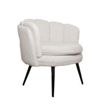 Afbeelding in Gallery-weergave laden, High five fauteuil wit parelmoer (bouclé)