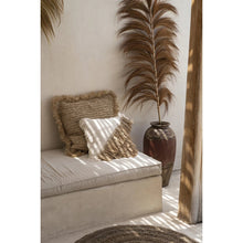 Afbeelding in Gallery-weergave laden, Katoenen Kussenhoes Raffia - Naturel Wit - 40x40