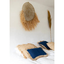 Afbeelding in Gallery-weergave laden, Kussenhoes 'Saint Tropez'- Blauw Natuurlijk - 30x50 cm