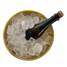 Afbeelding in Gallery-weergave laden, Wijnkoeler flessenkoeler metaal ø 29 cm champagnekoeler rond zilver goud ijskoeler champagnekoeler