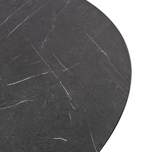 Afbeelding in Gallery-weergave laden, Ovale eettafel 'Mees' 180 x 100 cm, kleur zwart / zwart marmer