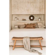 Afbeelding in Gallery-weergave laden, Luxe Handgeweven Katoenen Plaid - Beige