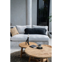 Afbeelding in Gallery-weergave laden, Kussenhoes 'Oh My Gee' - Zwart Marine - 35x100 cm