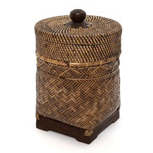 Afbeelding in Gallery-weergave laden, Handgeweven Rotan Mand