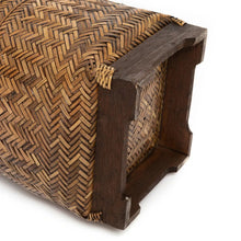 Afbeelding in Gallery-weergave laden, Handgeweven Rotan Mand