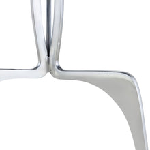 Afbeelding in Gallery-weergave laden, Ronde bijzettafel van aluminium met marmeren blad