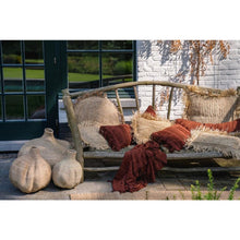 Afbeelding in Gallery-weergave laden, Luxe Handgeweven Katoenen Plaid - Bourgondië Fluweel