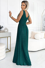 Afbeelding in Gallery-weergave laden, Elegante lange jurk met split