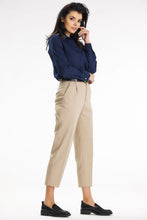 Afbeelding in Gallery-weergave laden, Elegant overhemd met gouden knoop en verborgen sluiting