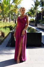 Afbeelding in Gallery-weergave laden, Elegante maxi lange jurk met split