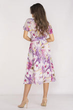 Afbeelding in Gallery-weergave laden, Chiffon jurk met verstelbare taille en ceintuur