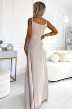 Afbeelding in Gallery-weergave laden, Elegante maxi lange jurk met split