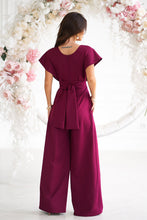 Afbeelding in Gallery-weergave laden, Stijlvolle jumpsuit met wijde pijpen