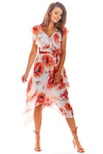 Afbeelding in Gallery-weergave laden, Elegante Zomerjurk met Bloemenprint