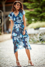 Afbeelding in Gallery-weergave laden, Elegante Zomerjurk met Bloemenprint