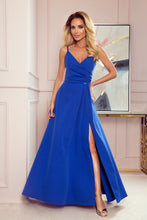 Afbeelding in Gallery-weergave laden, Elegante maxi lange jurk met split