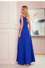 Afbeelding in Gallery-weergave laden, Elegante maxi lange jurk met split