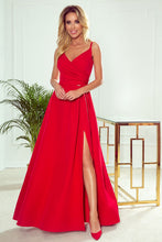 Afbeelding in Gallery-weergave laden, Elegante maxi lange jurk met split