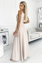 Afbeelding in Gallery-weergave laden, Elegante maxi lange jurk met split