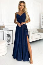 Afbeelding in Gallery-weergave laden, Elegante maxi lange jurk met split