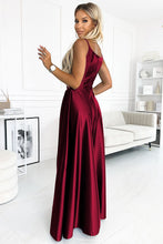 Afbeelding in Gallery-weergave laden, Elegante maxi lange jurk met split
