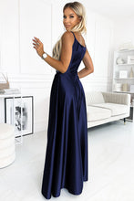Afbeelding in Gallery-weergave laden, Elegante maxi lange jurk met split