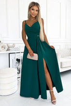 Afbeelding in Gallery-weergave laden, Elegante maxi lange jurk met split