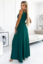 Afbeelding in Gallery-weergave laden, Elegante maxi lange jurk met split