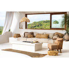 Afbeelding in Gallery-weergave laden, Kussenhoes Raffia Rechthoekig - Naturel - 35x100 cm