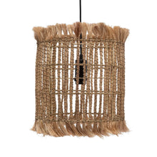 Afbeelding in Gallery-weergave laden, De Abaca Vogelkooi Hanger - Naturel - M
